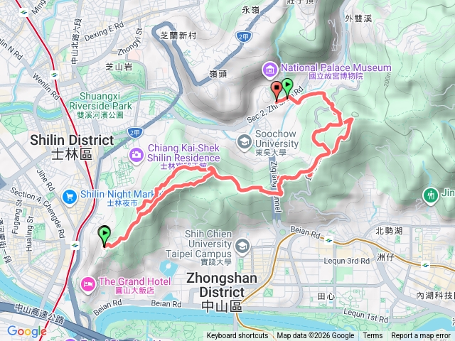 2026臺北大縱走臺北大縱走第五段：捷運劍潭站至碧山巖（劍潭支線）20260228150133預覽圖