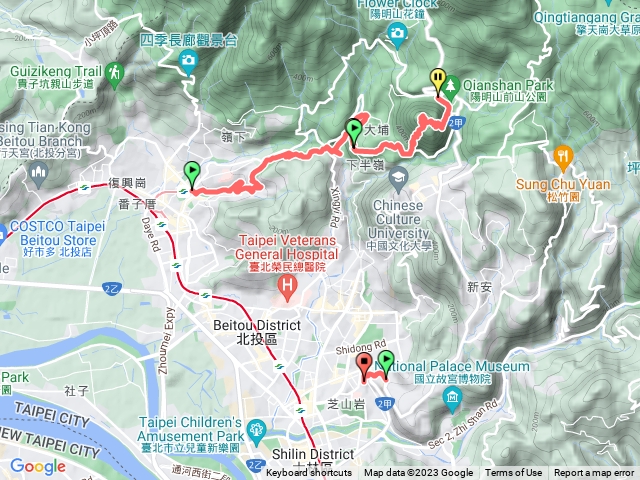 大砲岩沙帽山登山步道