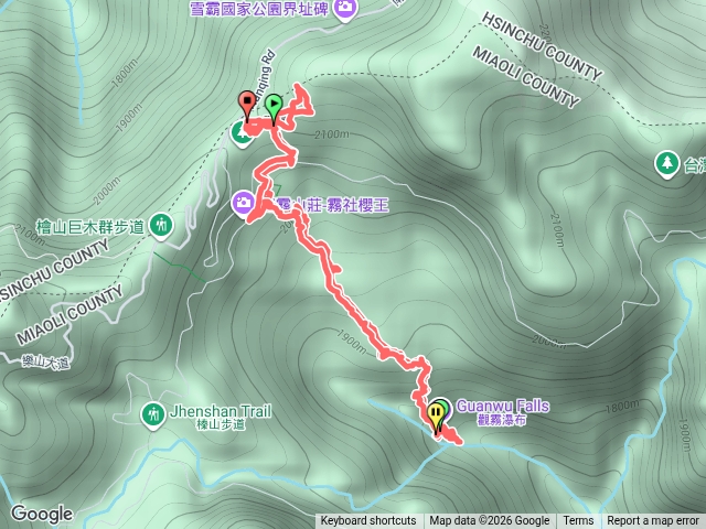 觀霧瀑布+雲霧步道