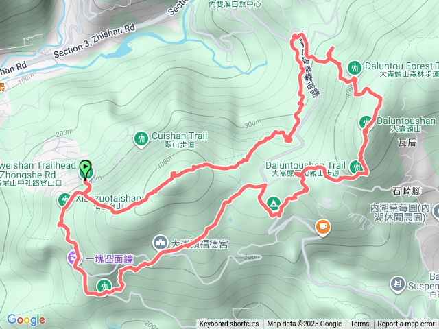 大崙頭尾山步道、仙座台山預覽圖