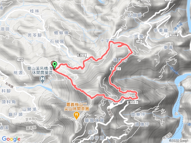 2019 華山10-5登山口-大尖山-樟湖國小O型