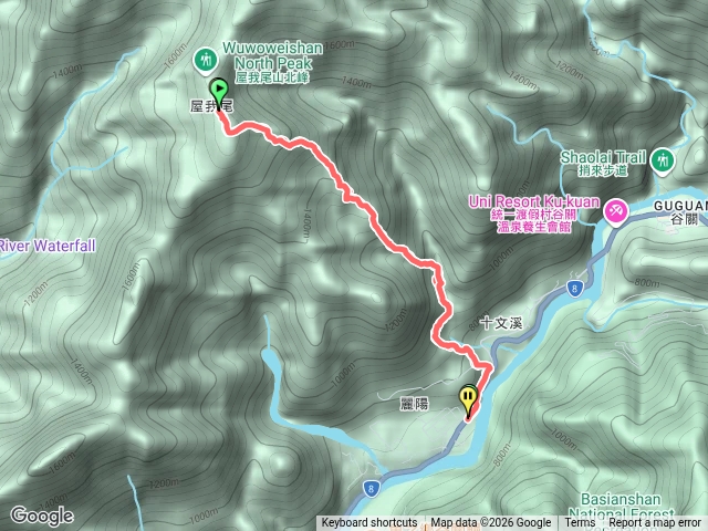 屋我尾山麗陽線