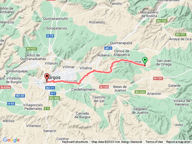 法國之路D D12 Agés - Burgos