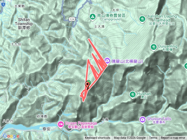 橫龍古道