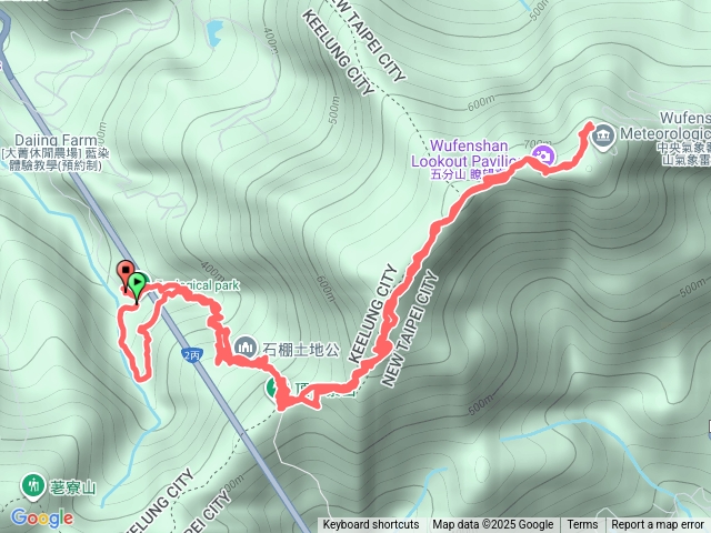 荖寮坑，暖東舊道，五分山