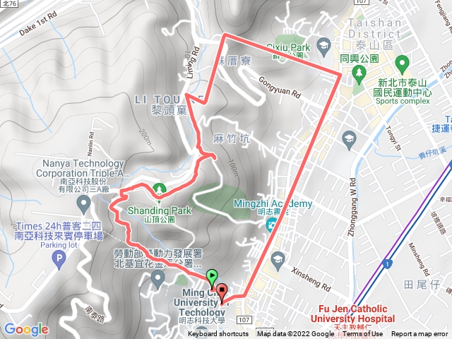 凌~頂泰山嚴~山頂公園~尖凍山