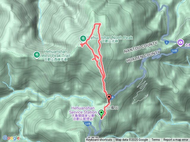 合歡山北峰 台灣池 小溪營地 鷹石尖 北峰名樹預覽圖