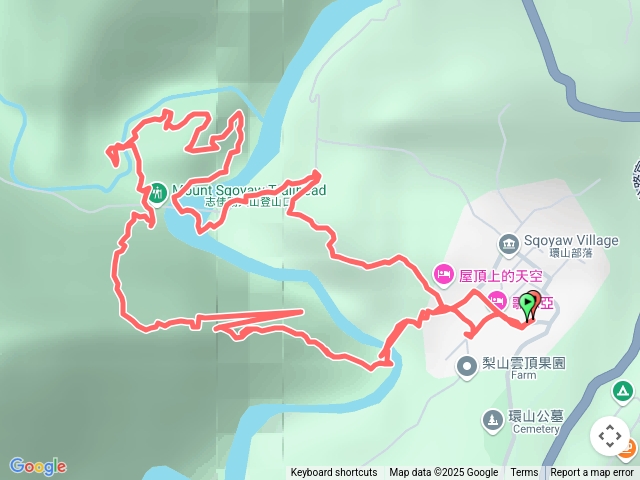 獵人步道小環線上，大環線下