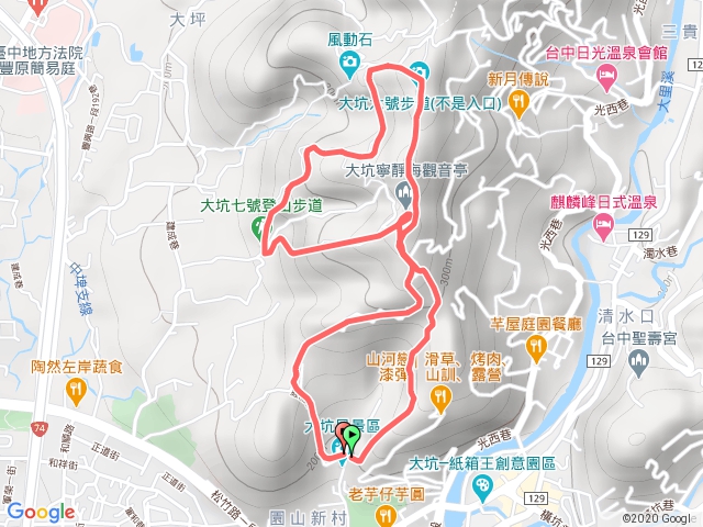 大坑逆時中10上67下69下