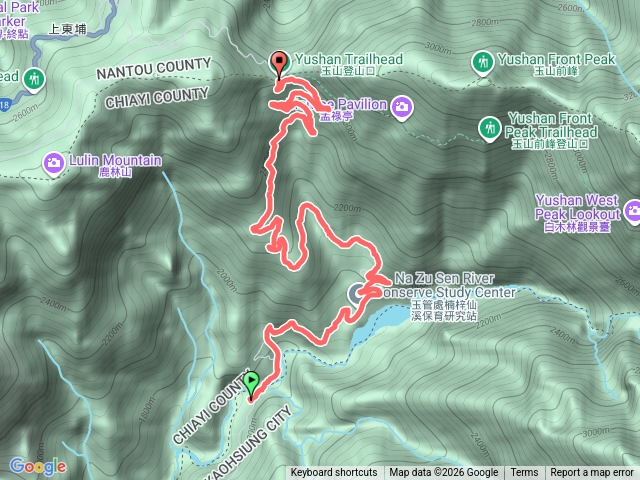 3/3 營地→楠溪橋 → 楠梓仙溪保育研究站 →玉山登山口 (回程) OF 2026 D0101~03 楠梓仙溪林道登南玉山