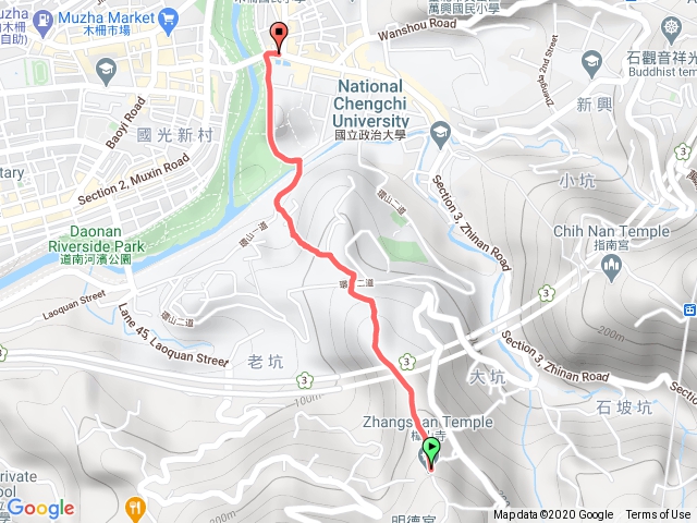 樟山寺、飛龍步道