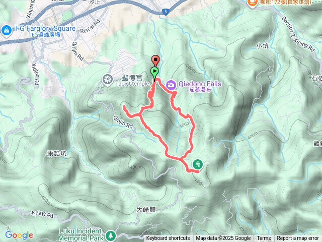 20250914大尖山瀑布—四分尾山