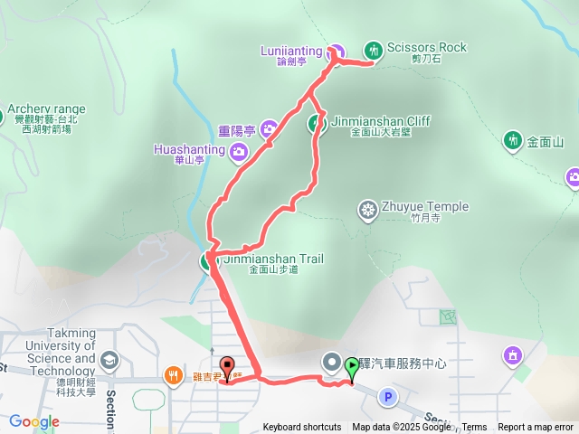台北－臺灣百大必訪步道（2）金面山親山步道20251121-1