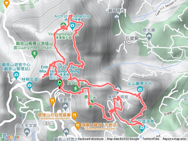 硬漢嶺8字型走錯