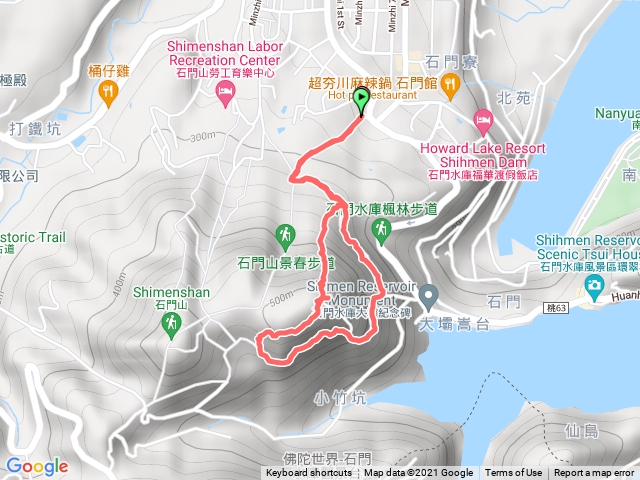 石門山北端環狀