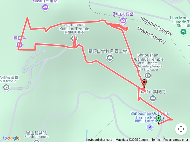 新竹娥眉獅頭山