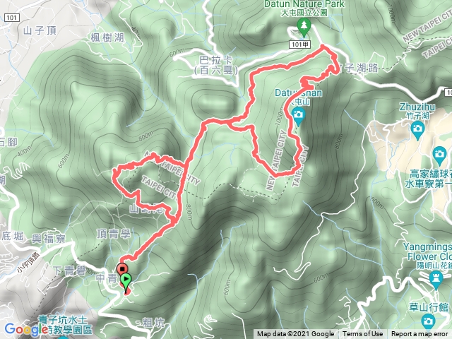 清天宮面天山大屯山二子坪