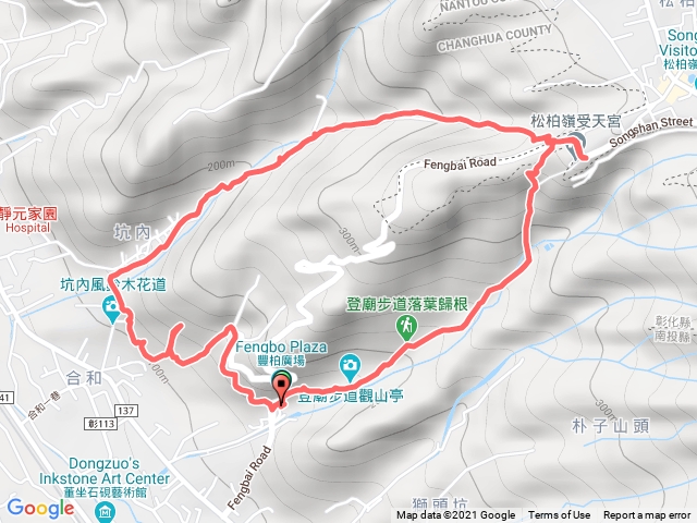 登廟步道、坑內坑步道、（神秘的）苳柏步道