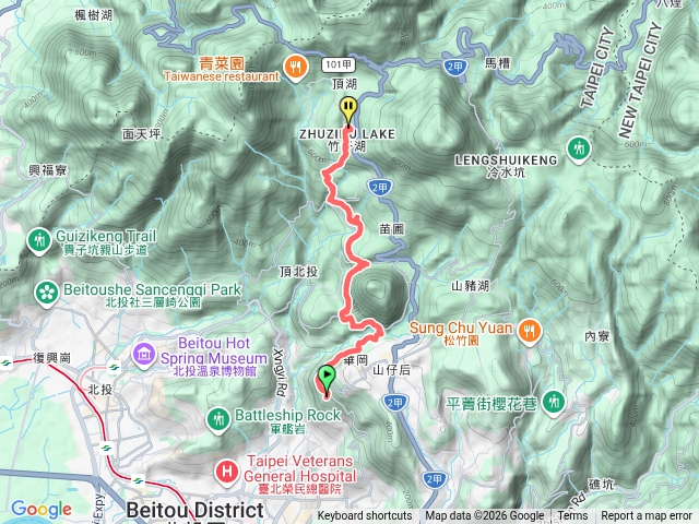 天母古道青春嶺猴崁湖田古道
