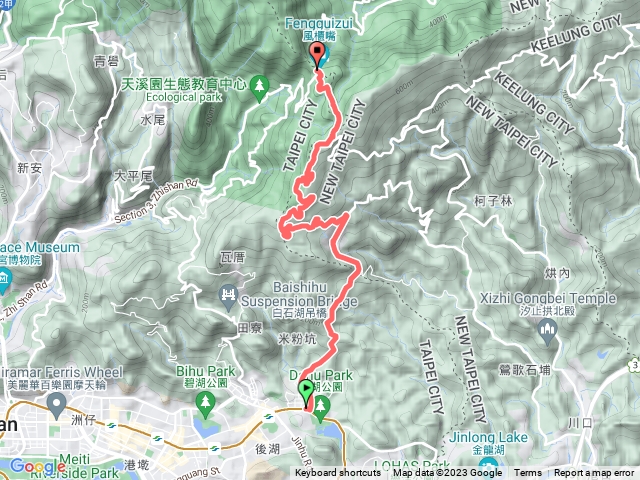 老爺山莊到風櫃嘴