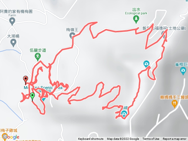 梅峰,飯包山