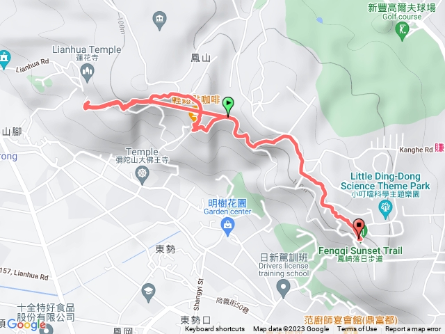 鳳崎落日步道-捷徑