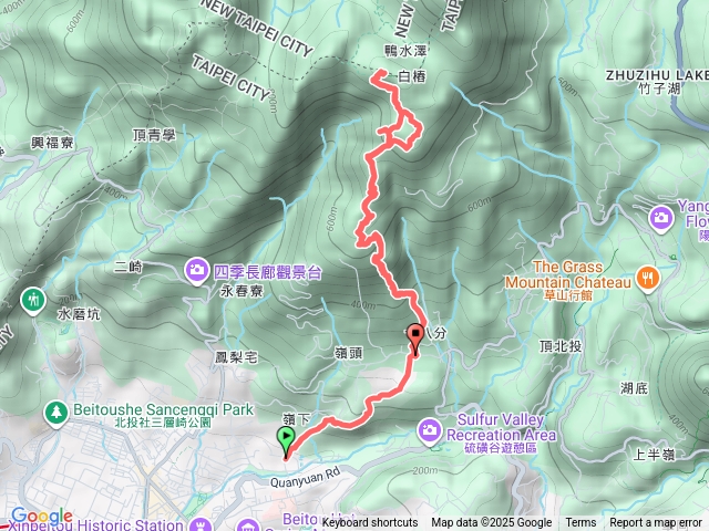 中正山+大屯南峰+小屯山