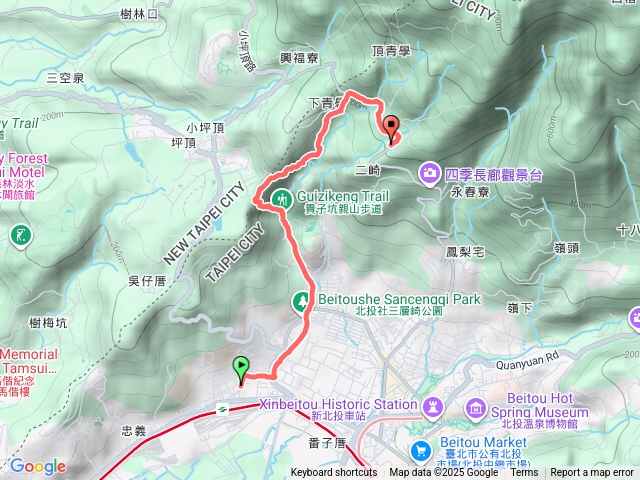 貴子坑上清天宮夜爬預覽圖