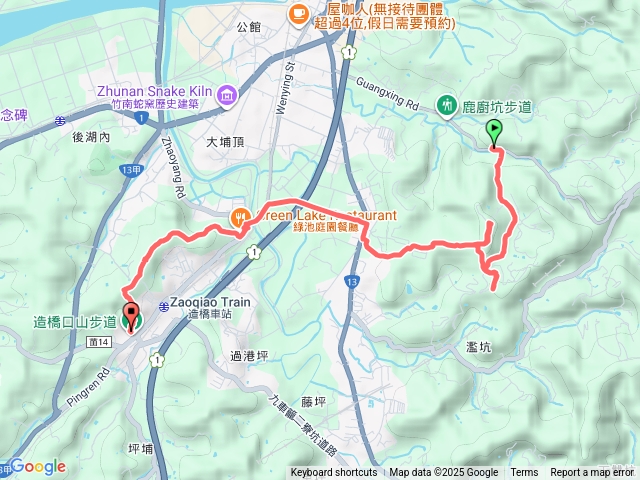 鹿廚坑連走口山步道預覽圖