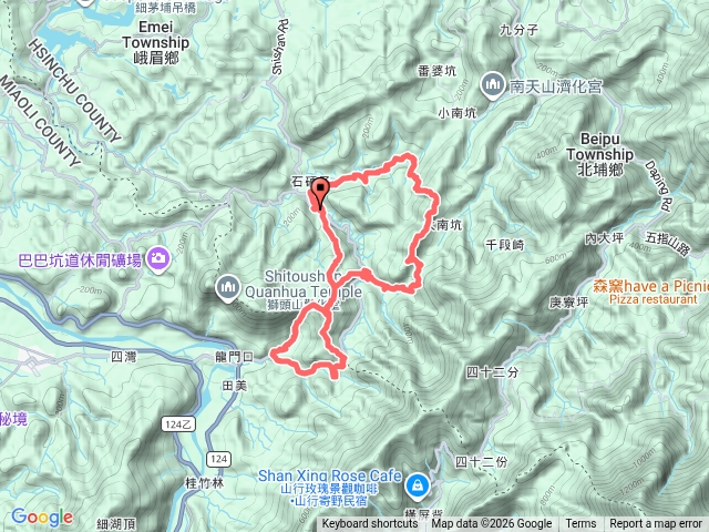 20260510 石硬子古道（石峎古道）-岡硬步道（石岡山-石硬山）-猿山-百段崎古道-竹41南登口-猿山-藤坪步道 8字行預覽圖