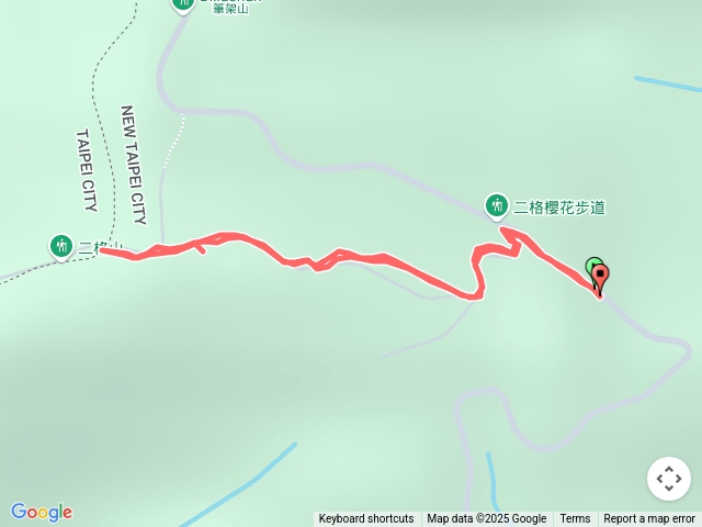 二格山栳寮線第一登山口來回