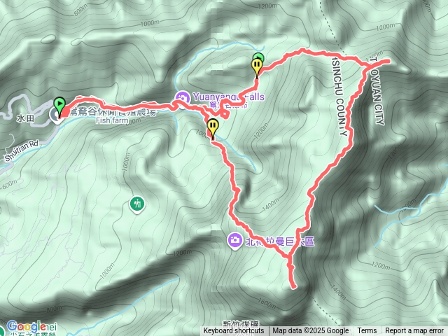 那結山、內鳥嘴山縱走