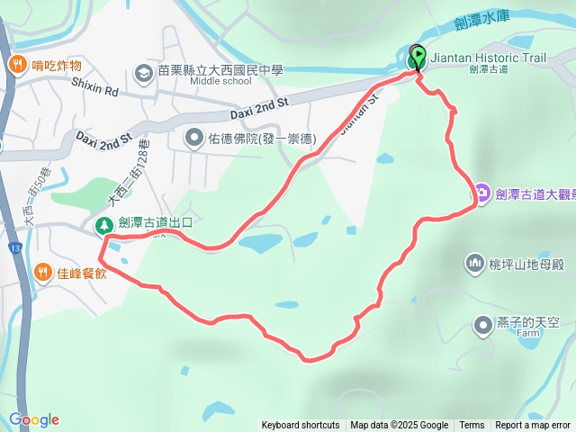 20251220劍潭古道東西順針O型縱走預覽圖