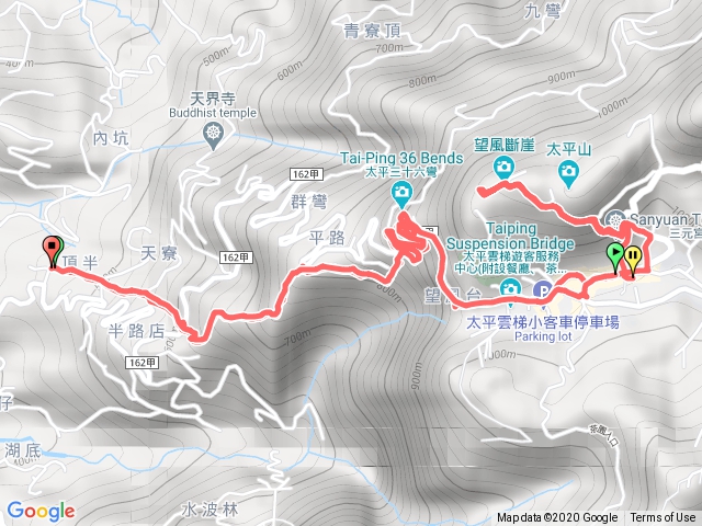 半天古道接太平古道接梅花鹿步道