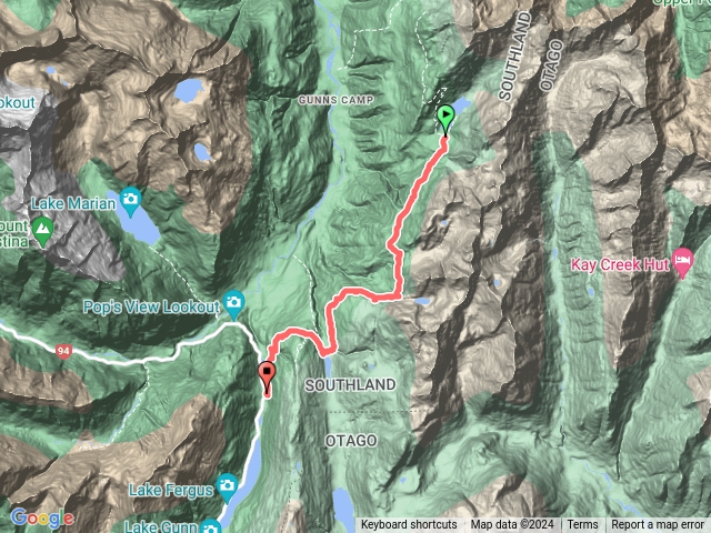 Routeburn track to lake Macainzie 