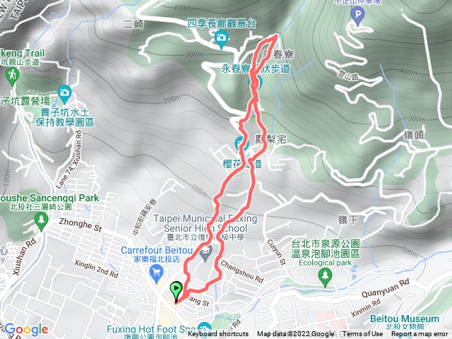 白宮山莊步道