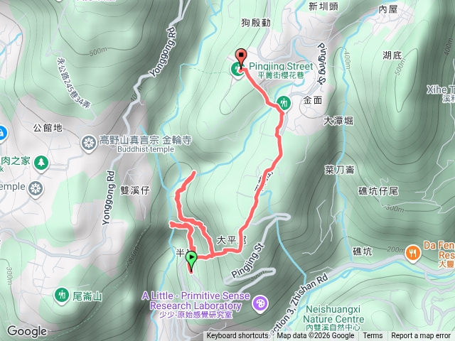 儷山瀑布-鵝尾山水田步道