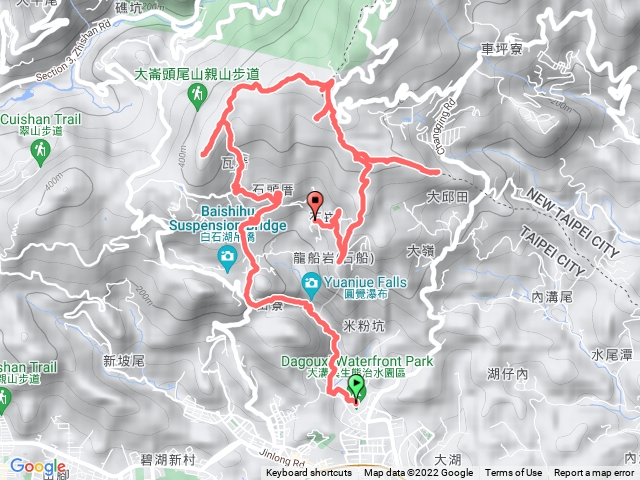 大崙頭山14km六連峰