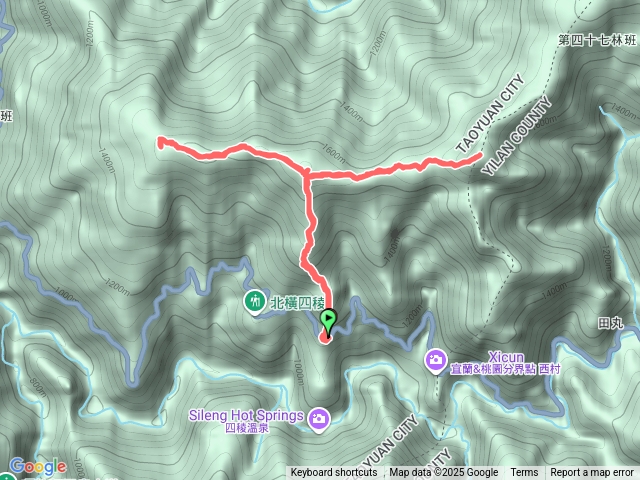 庫魯山-復興尖山-萱源山T型