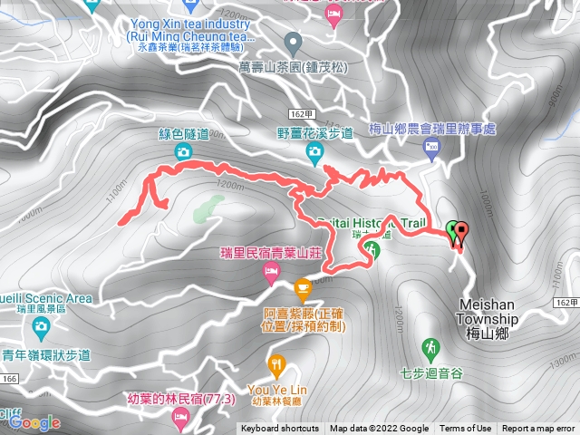 野薑花步道綠色隧道