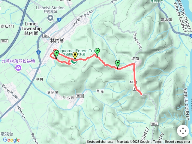 龍過脈.南林內山.觸口山來回