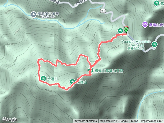 橫嶺山步道預覽圖