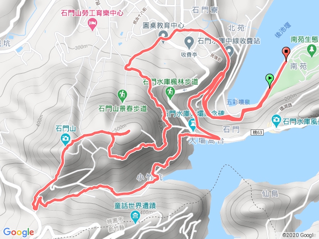 2018.1121_石門水庫南苑停車場-太平山-石門山O型