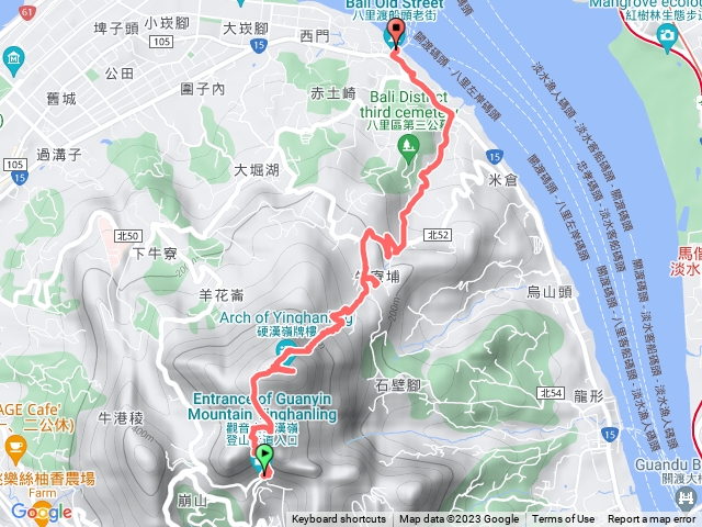 硬漢嶺到渡船頭