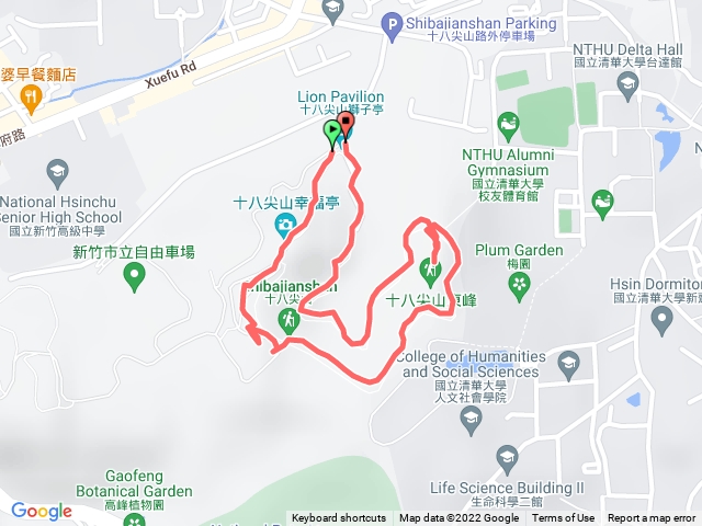 2022十八尖山小百岳-（三角點立於碉堡上方）-十八尖山東峰