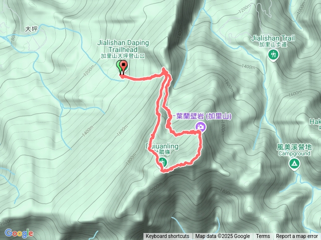 加里山大坪經杜鵑嶺