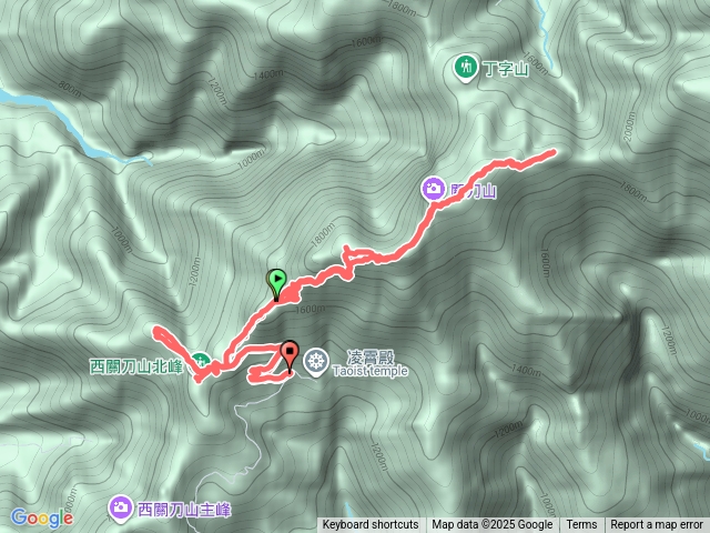 關刀山五峰連走