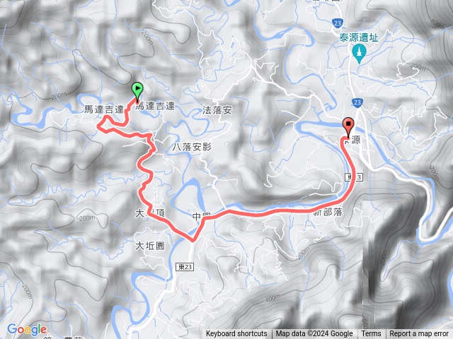 馬達地搭至泰源