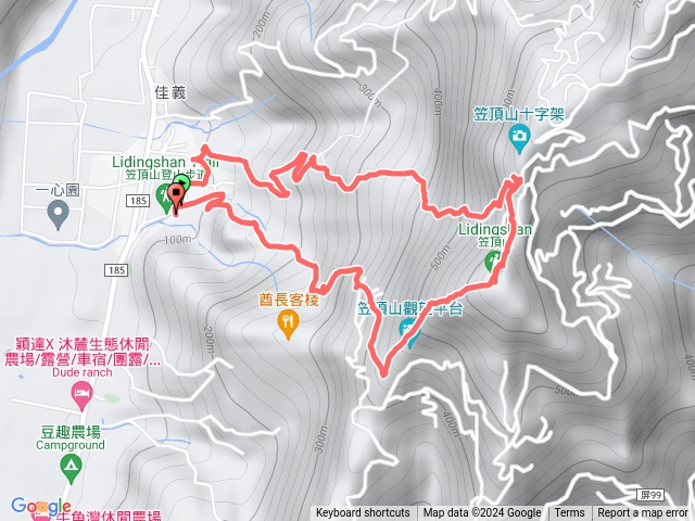 笠頂山3進4出
