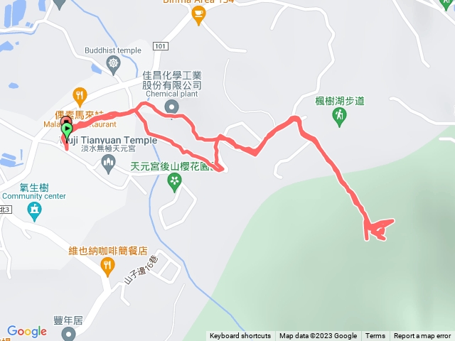 天元宮往向天山